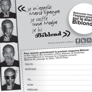 Nouvelle comm’ Biblond