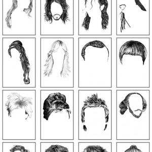 Dessin de coiffure fun : application Whose Hair