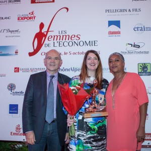 Caroline Vaglio de chez Peggy Sage reçoit le trophée « Les femmes de l’économie »
