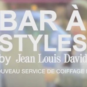 Jean Louis David ouvre son bar à coiffure