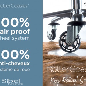 Rollercoaster: innovation, les cheveux ne bloquent plus les roues