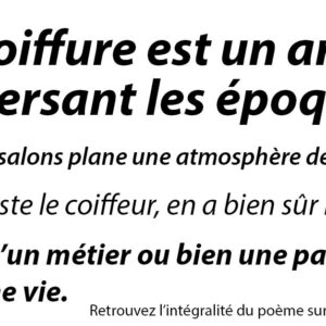 La coiffure : un véritable art
