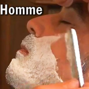 Démonstration de rasage à l’ancienne par Alain maître barbier