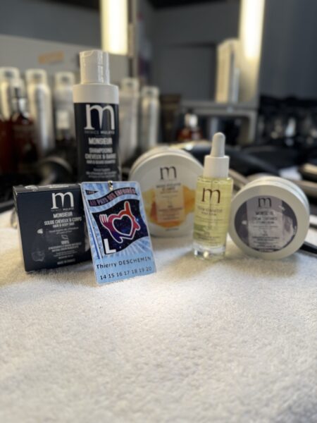 Produits de coiffure e la marque Mulato pour aider les coiffeurs du Resto du Coeur